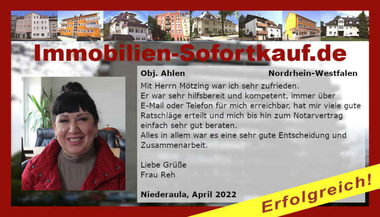 Mit Herrn Mötzing war ich sehr zufrieden. Er…