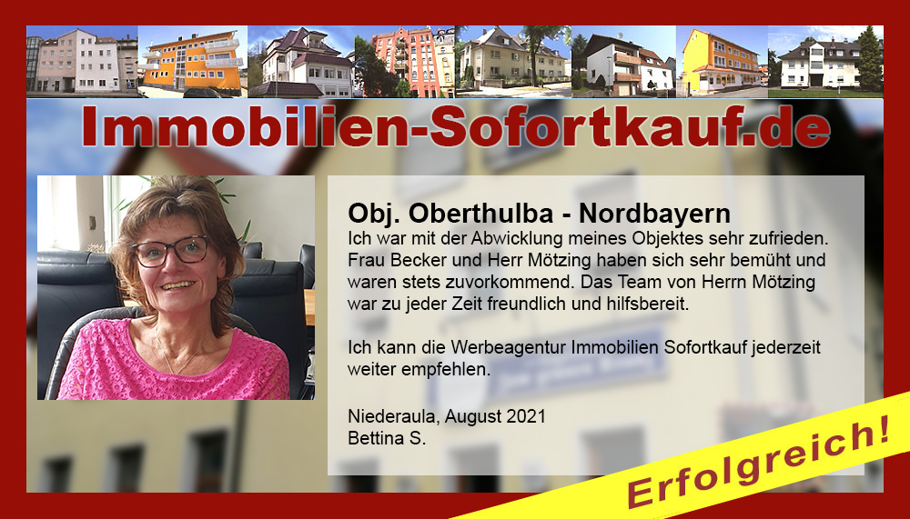 Ich war mit der Abwicklung meines Objektes sehr…