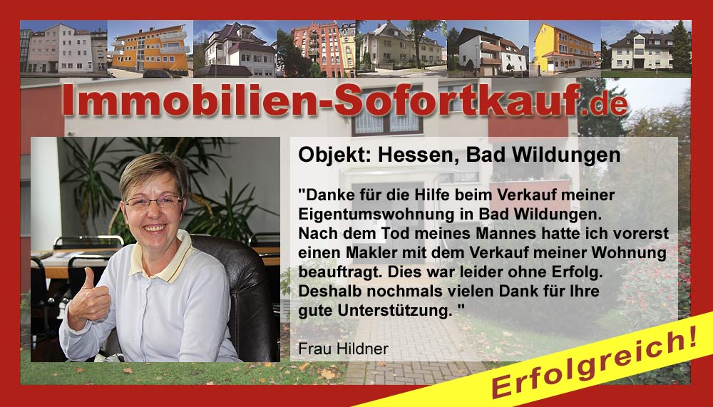 „Danke für die Hilfe beim Verkauf meiner Eigentumswohnung…