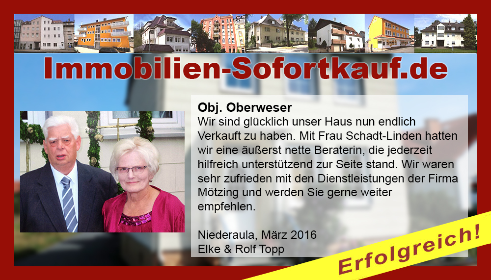 Wir sind glücklich unser Haus nun endlich verkauft…