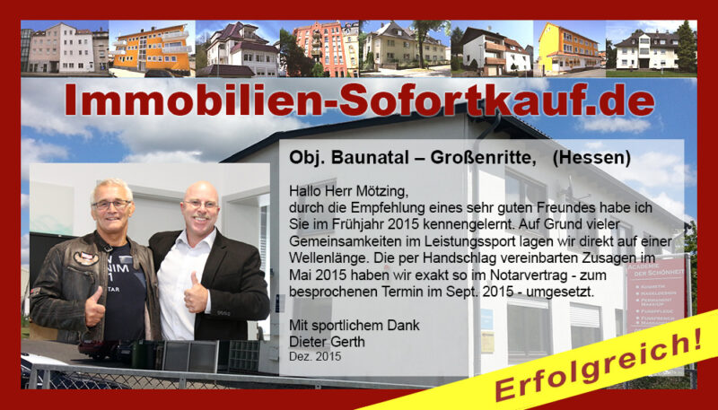 Hallo Herr Mötzing, durch die Empfehlung eines sehr…