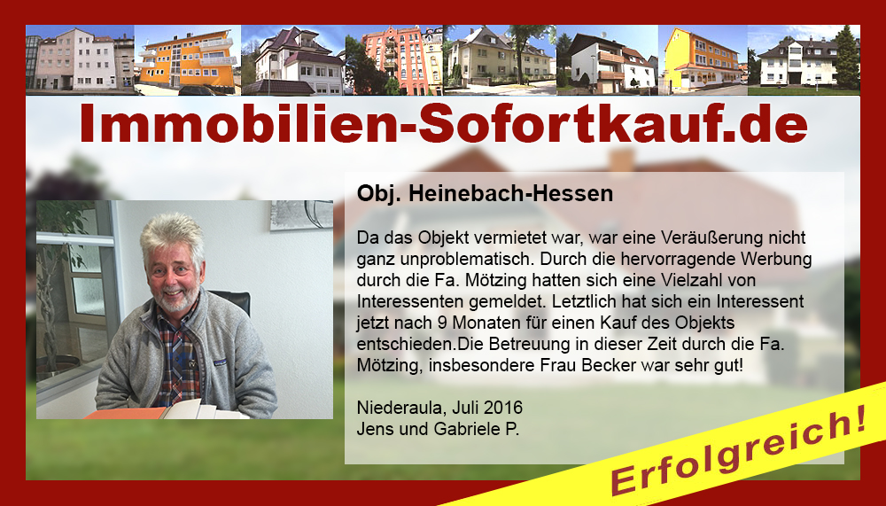 Da das Objekt vermietet war, war eine Veräußerung…