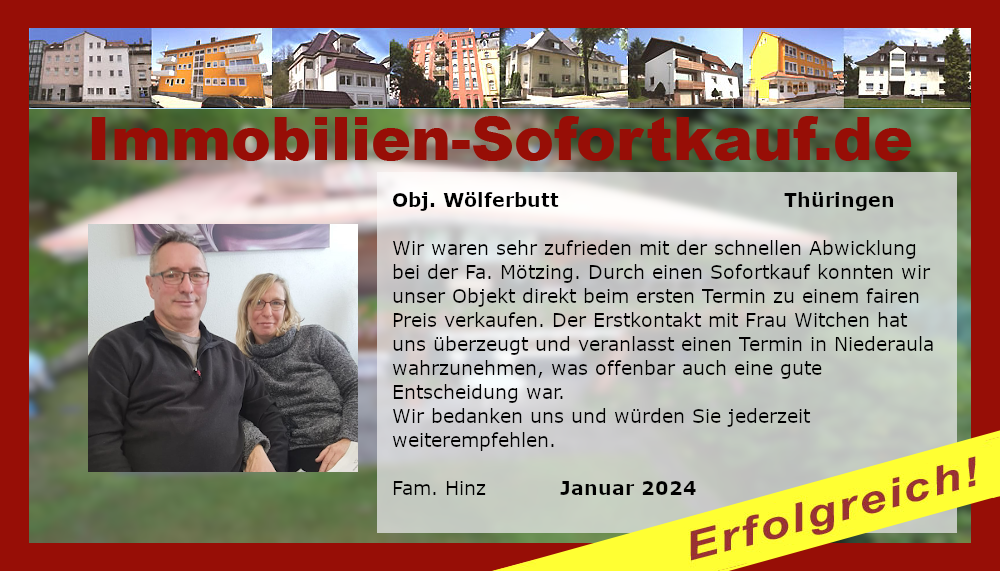 Wir waren sehr zufrieden mit der schnellen Abwicklung…