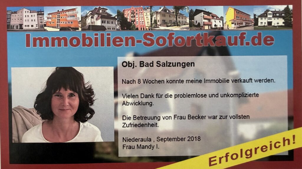 Nach 8 Wochen konnte meine Immobilie verkauft werden.…