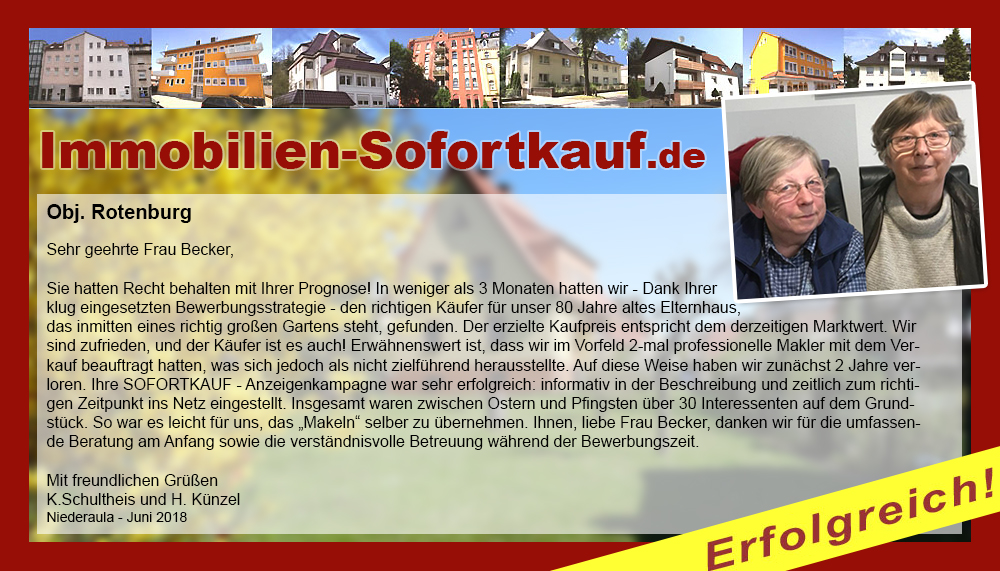 Sehr geehrte Frau Becker, Sie hatten Recht behalten…