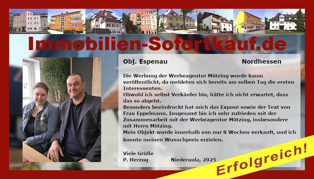 Die Werbung der Werbeagentur Mötzing wurde kaum veröffentlicht,…
