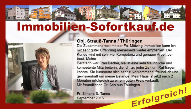 Die Zusammenarbeit mit der Fa. Mötzing Immobilien kann…